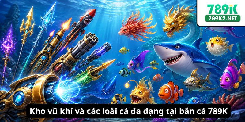Kho vũ khí tại bắn cá 789K