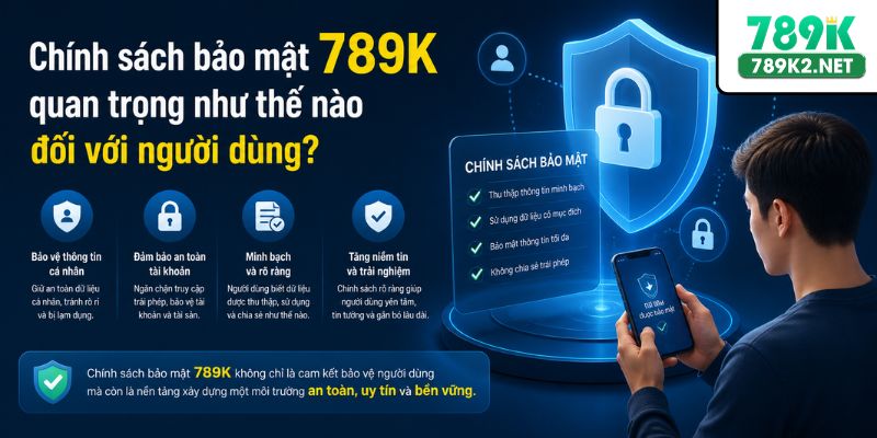 Chính sách bảo mật 789K quan trọng như thế nào đối với người dùng?