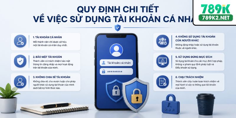 Quy định chi tiết về việc sử dụng tài khoản cá nhân